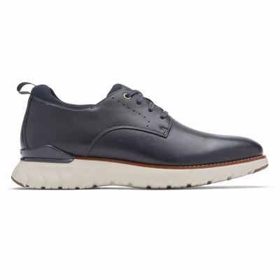 Sapatos Oxfords Rockport Total Motion Sport Plain Toe Homem Azuis PT-05143